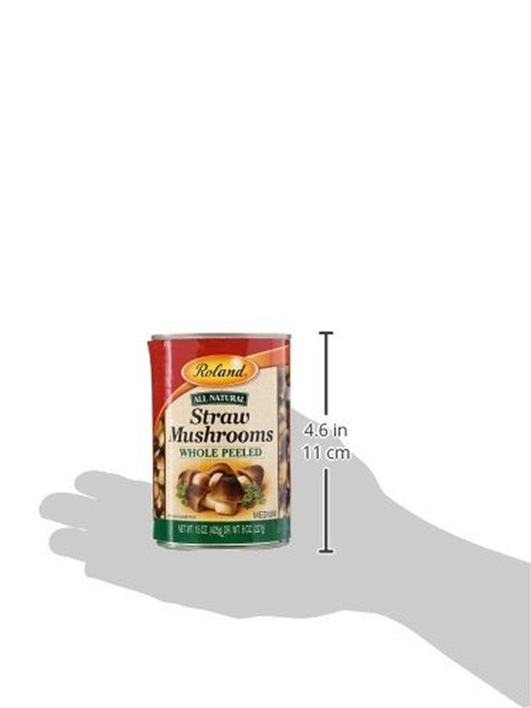 Canned Peeled Straw Mushrooms 15-Ounce Can 2 Pack