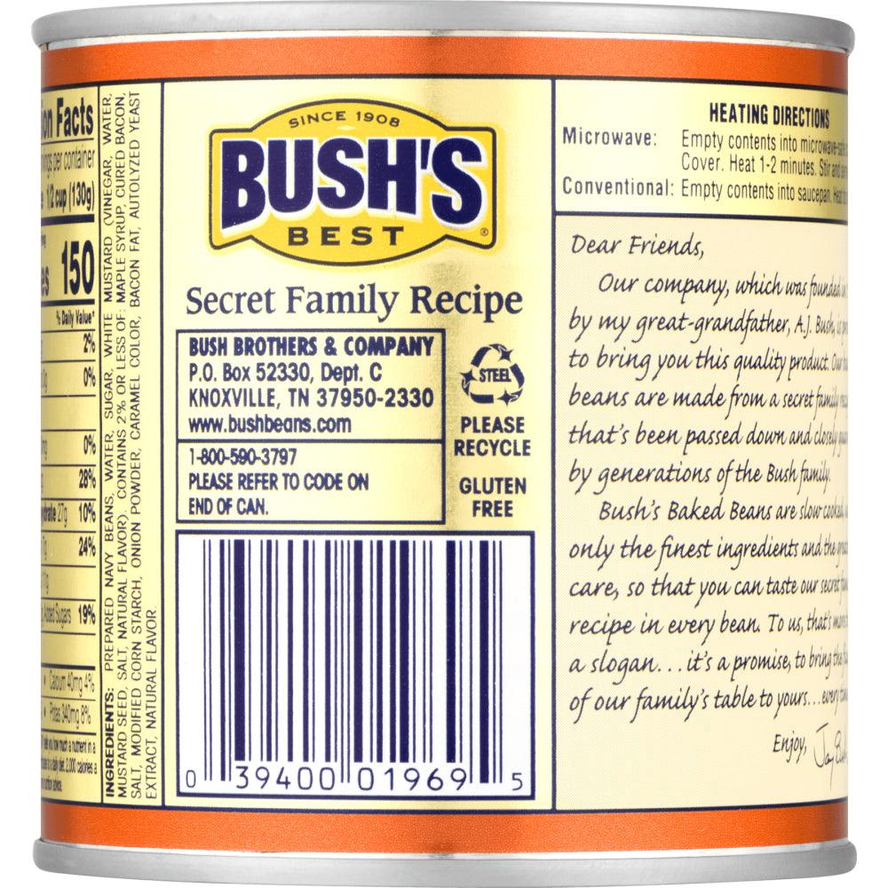 Bush&#039;S Maple Cured Bacon Baked Beans, 16 Oz Can