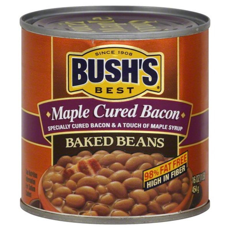 Bush&#039;S Maple Cured Bacon Baked Beans, 16 Oz Can