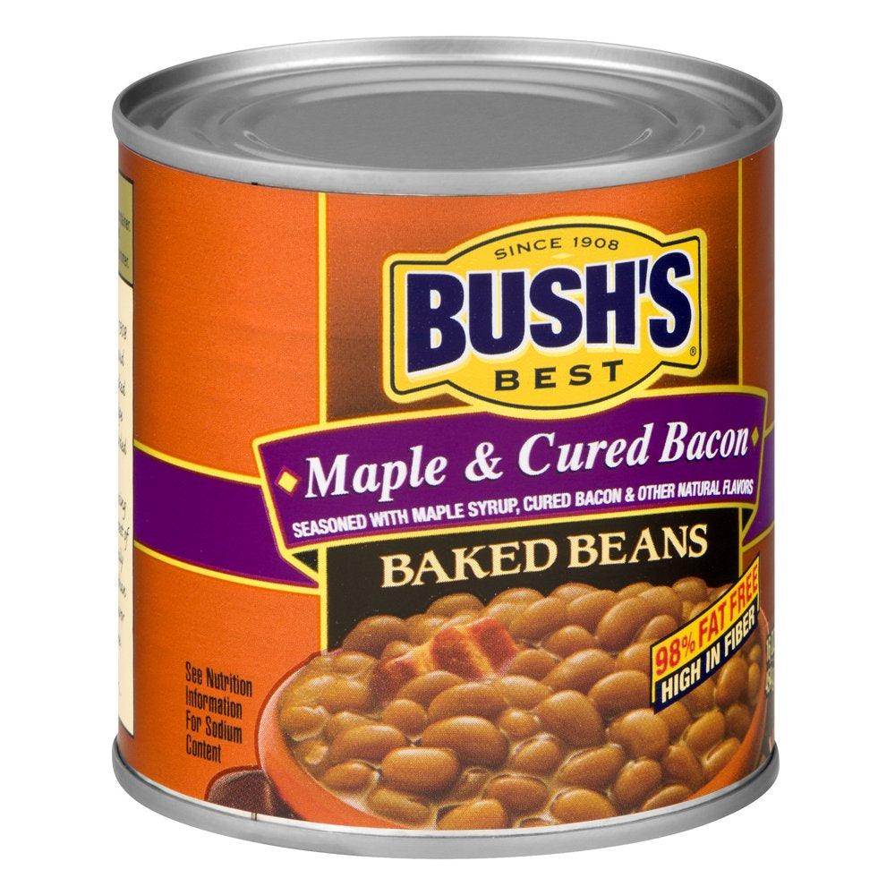 Bush&#039;S Maple Cured Bacon Baked Beans, 16 Oz Can