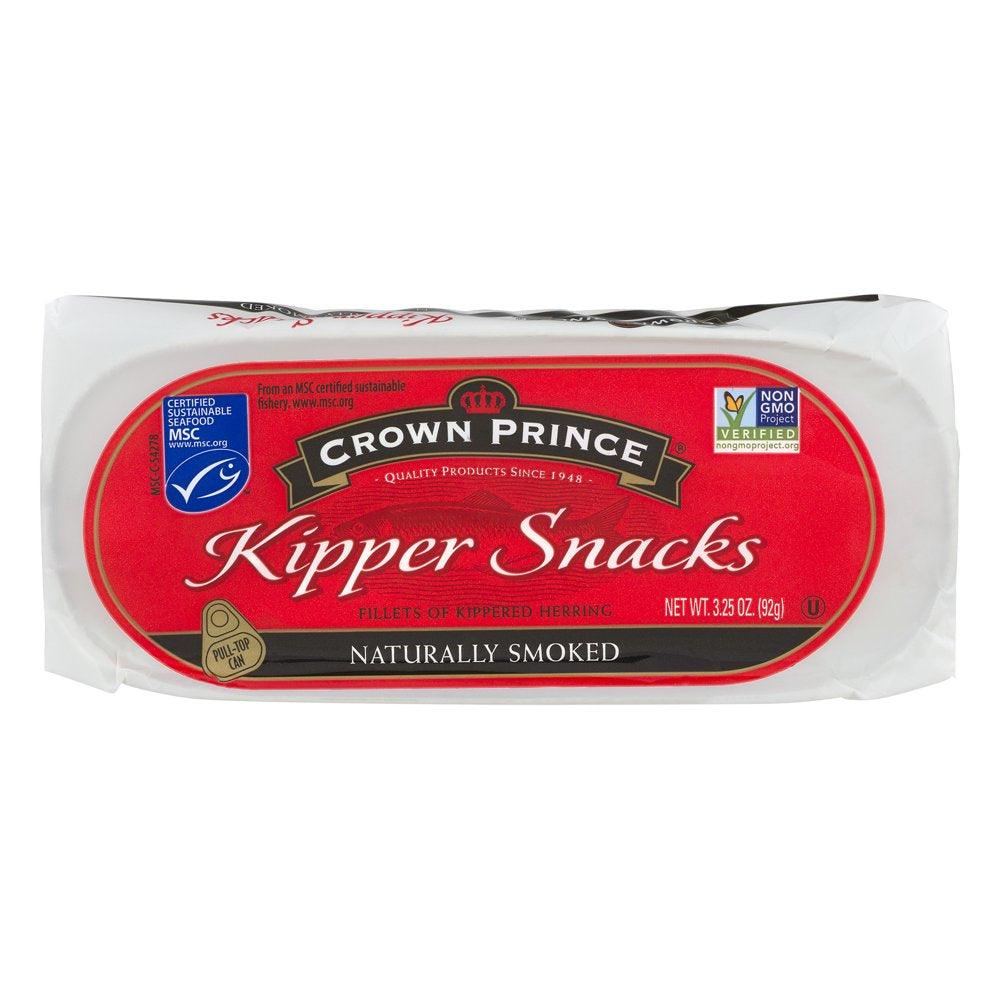 Crown Prince Fillets of Kippered Herring Kipper Snacks, 3.25 Oz