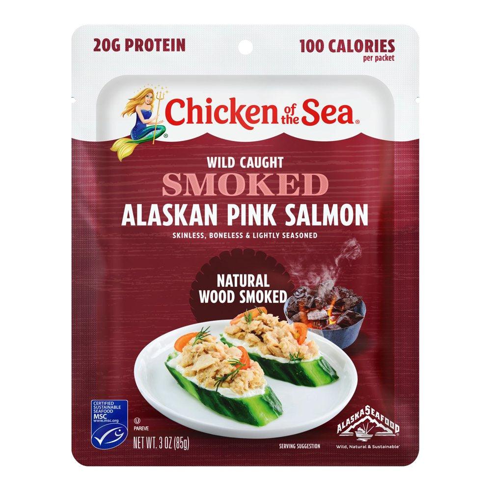 Chicken of the Sea Wild-Caught, Skinless &amp; Boneless Smoked Salmon, 3 Oz Pouch