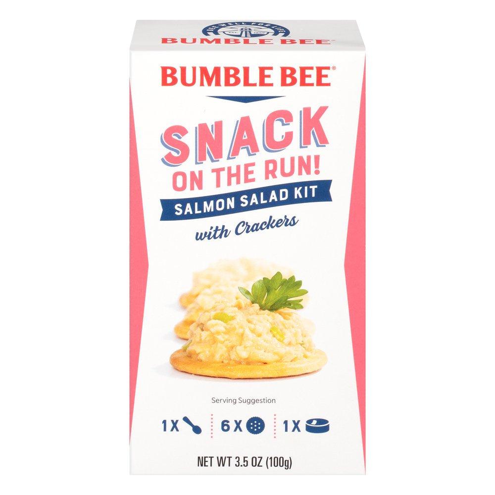 Bumble Bee Snack on the Run Salmon Salad with Crackers Kit, 3.5 Oz