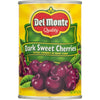 Del Monte Canned Dark Sweet Pitted Cherries, Heavy Syrup, 15 Oz Can