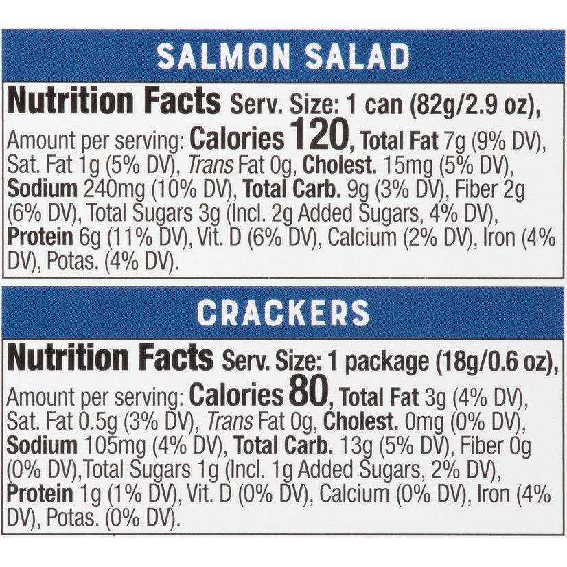 Bumble Bee Snack on the Run Salmon Salad with Crackers Kit, 3.5 Oz