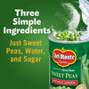 Del Monte No Salt Added Sweet Peas, 15 Oz Can