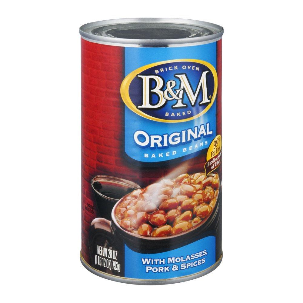 B &amp; M Original Baked Beans, 28 Oz, Can