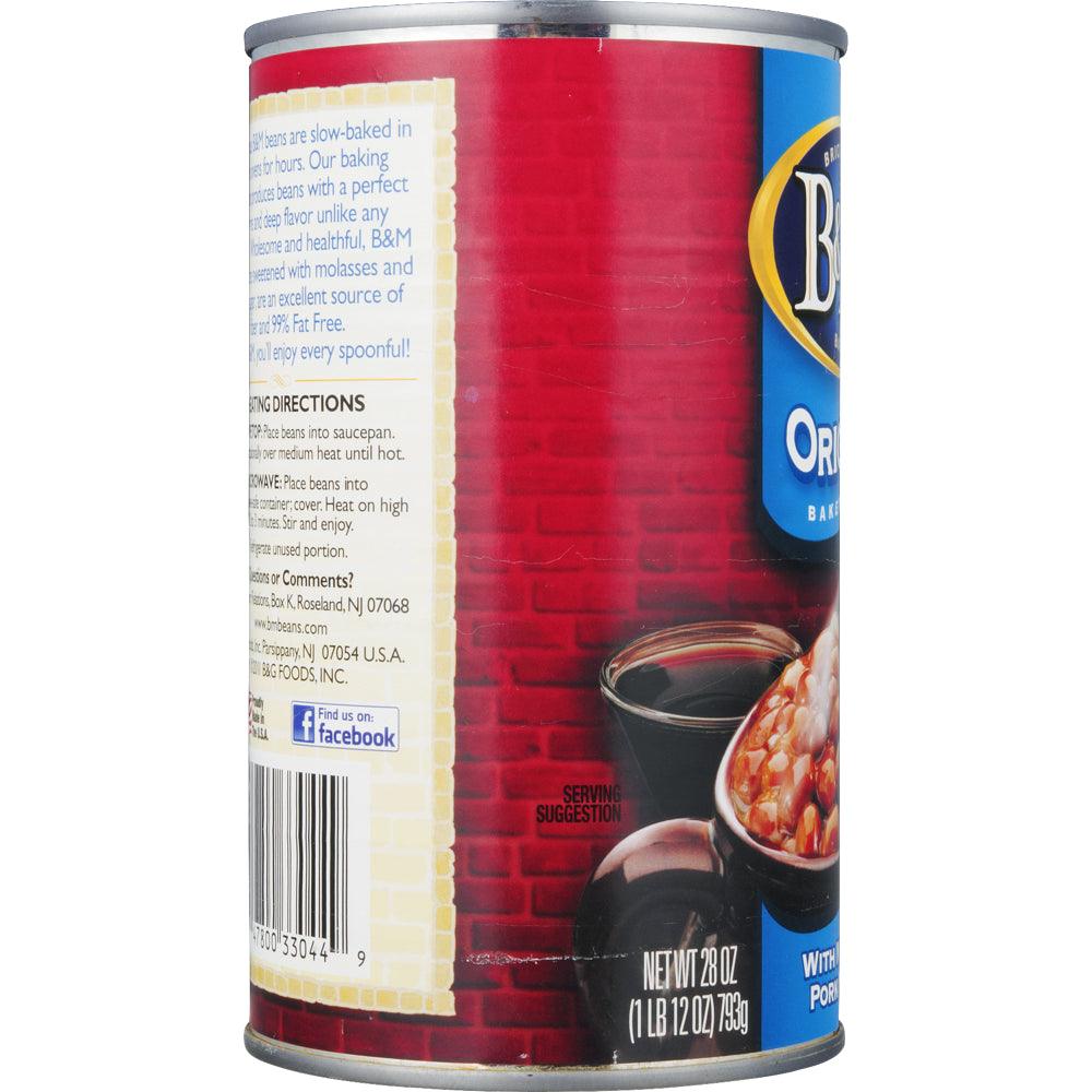 B &amp; M Original Baked Beans, 28 Oz, Can