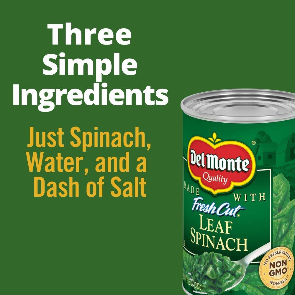 Del Monte Leaf Spinach, 13.5 Oz Can