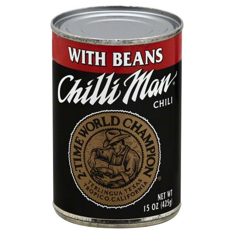 Chilli Man - Chilli with Beans - 15 Oz. Can