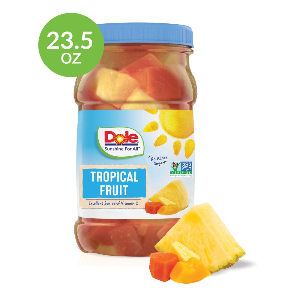 Dole Tropical Fruit in 100% Fruit Juice, 23.5 Oz Jar