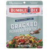 Bumble Bee, Cracked Pepper &amp; Sea Salt Seasoned Tuna, 2.5 Oz Pouch, Ready to Eat, Spork Included, 14G Protein per Serving