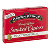 Crown Prince Fancy Whole Smoked Oysters in Cottonseed Oil, 3.75 Oz