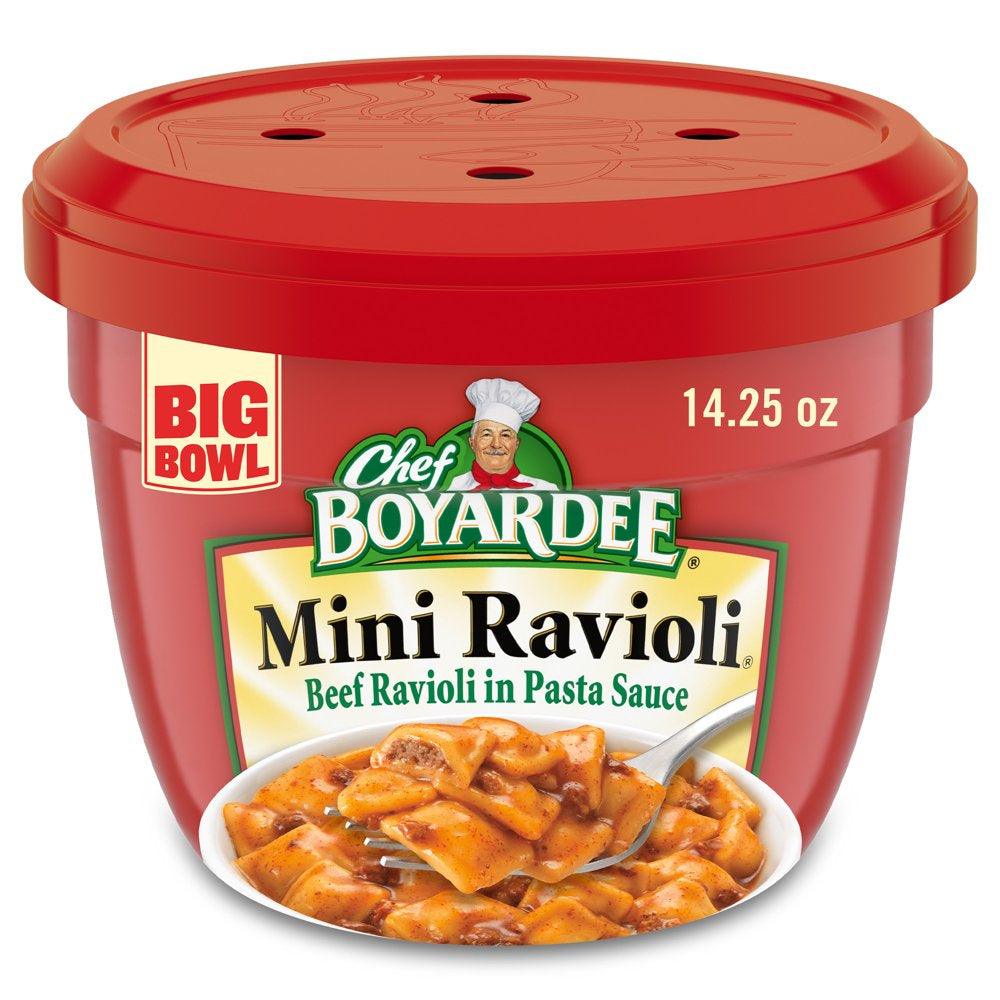 Chef Boyardee Big Bowl Mini Ravioli, 14.5 Oz.