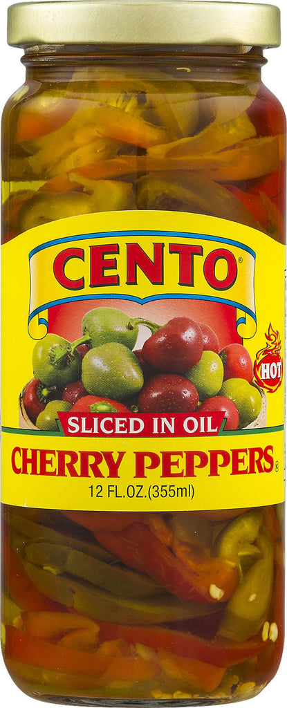 Cento Sliced in Oil Cherry Peppers