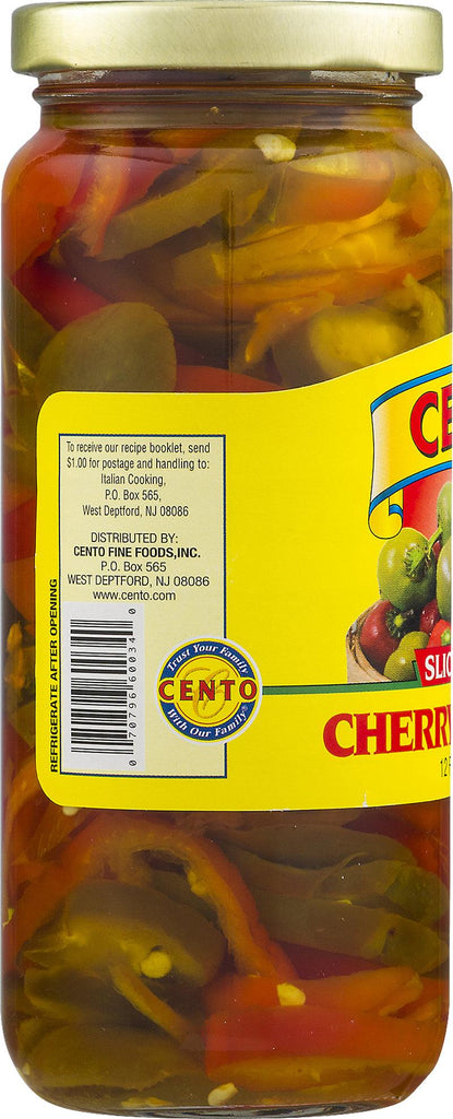 Cento Sliced in Oil Cherry Peppers