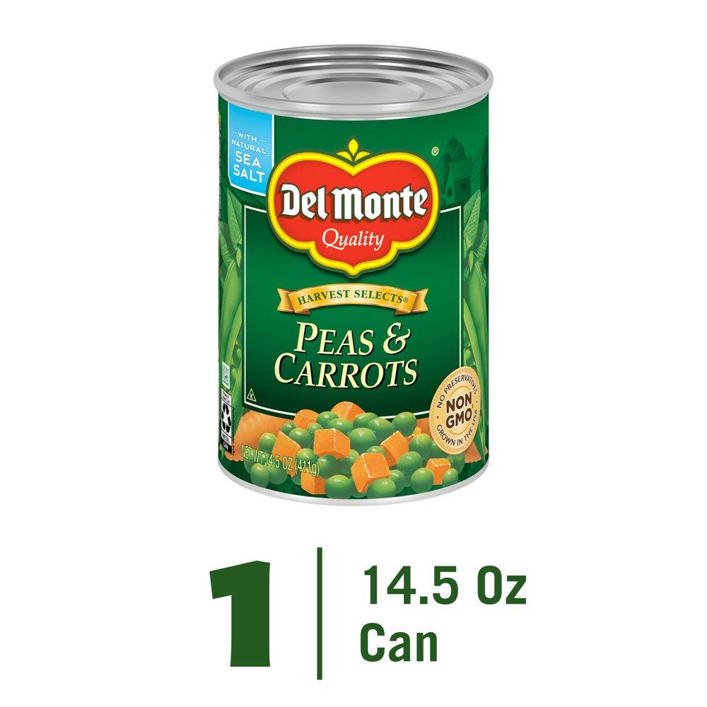 Del Monte Peas &amp; Carrots, Canned Vegetables, 14.5 Oz Can