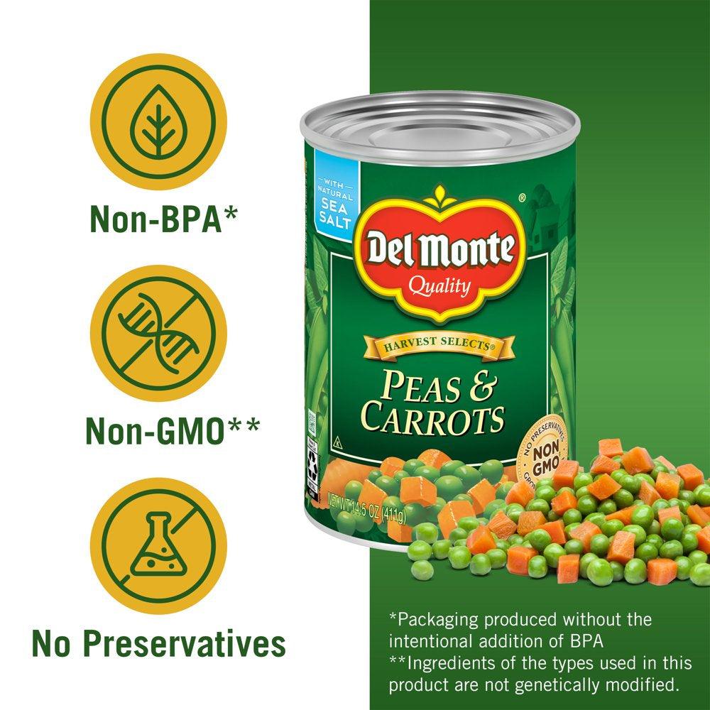 Del Monte Peas &amp; Carrots, Canned Vegetables, 14.5 Oz Can