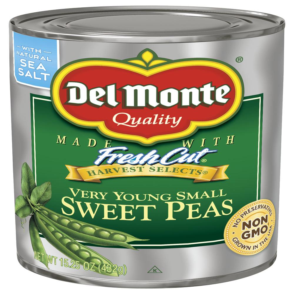 Del Monte Very Young Small Sweet Peas, 15.25 Oz Can