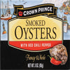 Crown Prince Mildly Spiced Smoked Oysters with Red Chili Pepper, 3 Oz (Mixed)