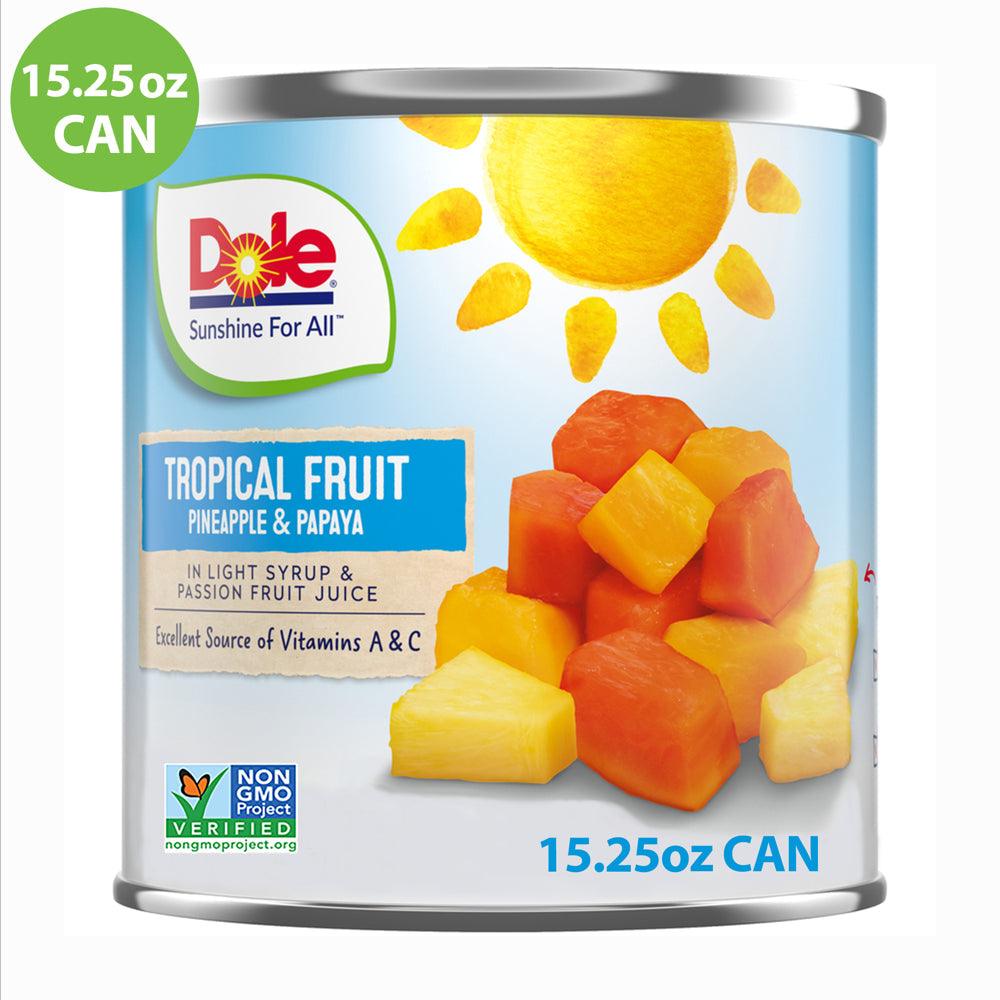 Dole Tropical Fruit in Light Syrup and Passion Fruit Juice, 15.25 Oz Can