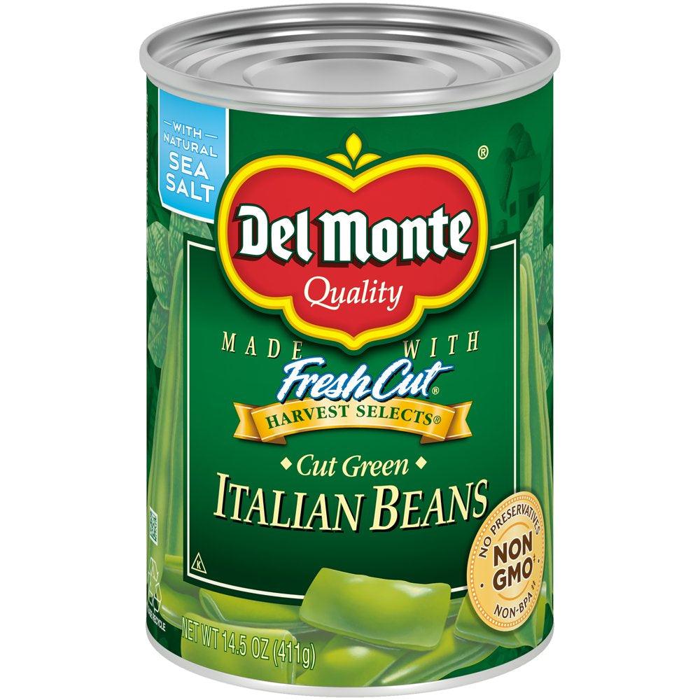 Del Monte Italian Beans Canned Vegetables, 14.5 Oz Can