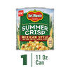 Del Monte Summer Crisp Mexican Style Corn with Whole Kernel Corn, Red &amp; Green Peppers, Canned Vegetables, 11 Oz Can