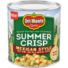 Del Monte Summer Crisp Mexican Style Corn with Whole Kernel Corn, Red &amp; Green Peppers, Canned Vegetables, 11 Oz Can