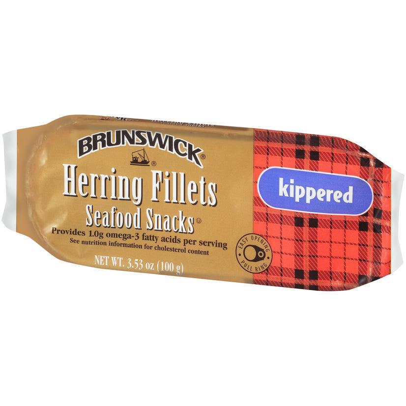 Brunswick Boneless Kippered Herring Fillets, 3.53 Oz Can