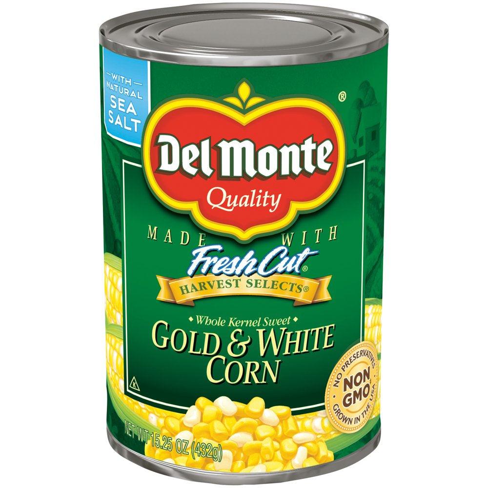 Del Monte Gold White Whole Kernel Corn, 15.25 Oz Can