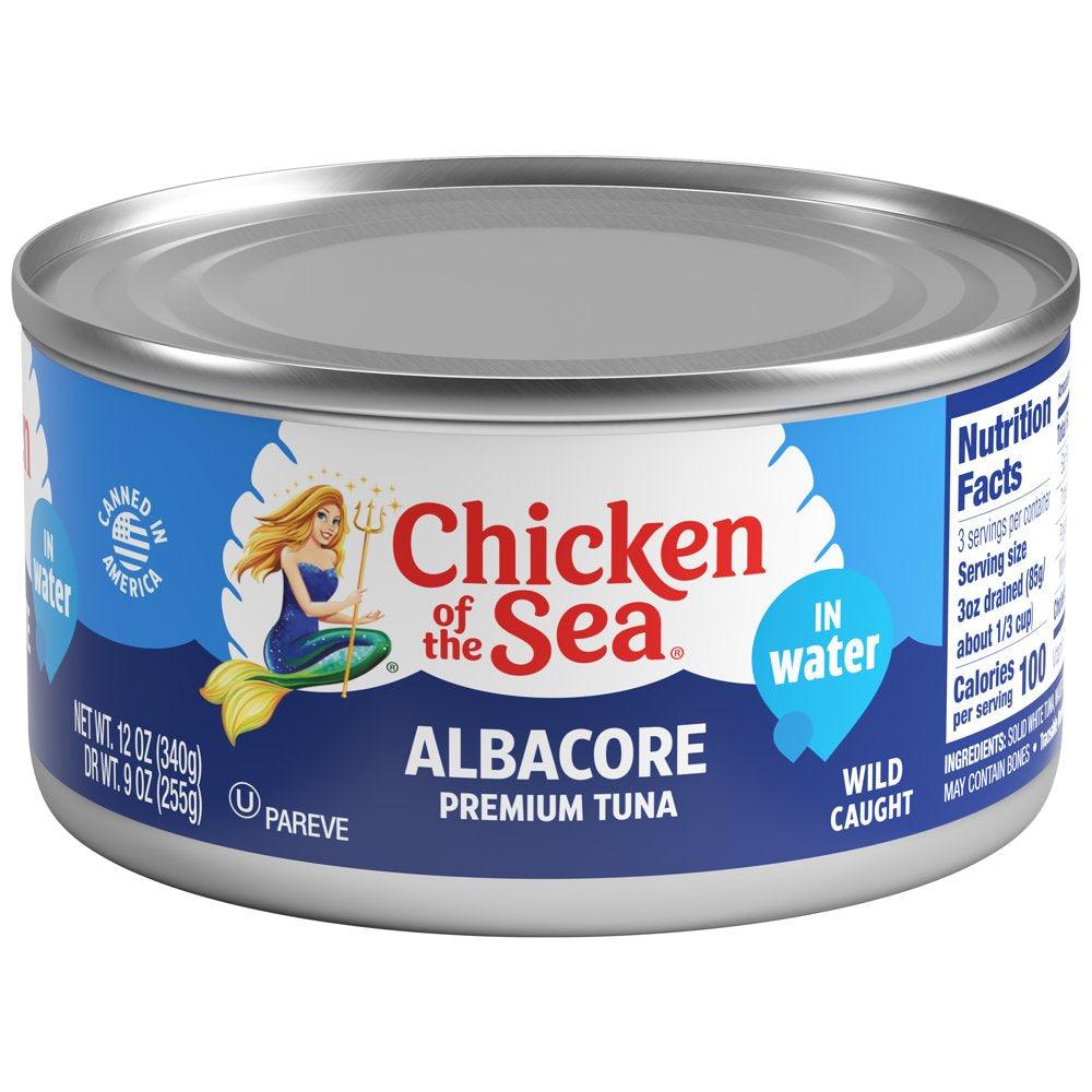 Chicken of the Sea While Albacore Tuna in Water, 12 Oz Can