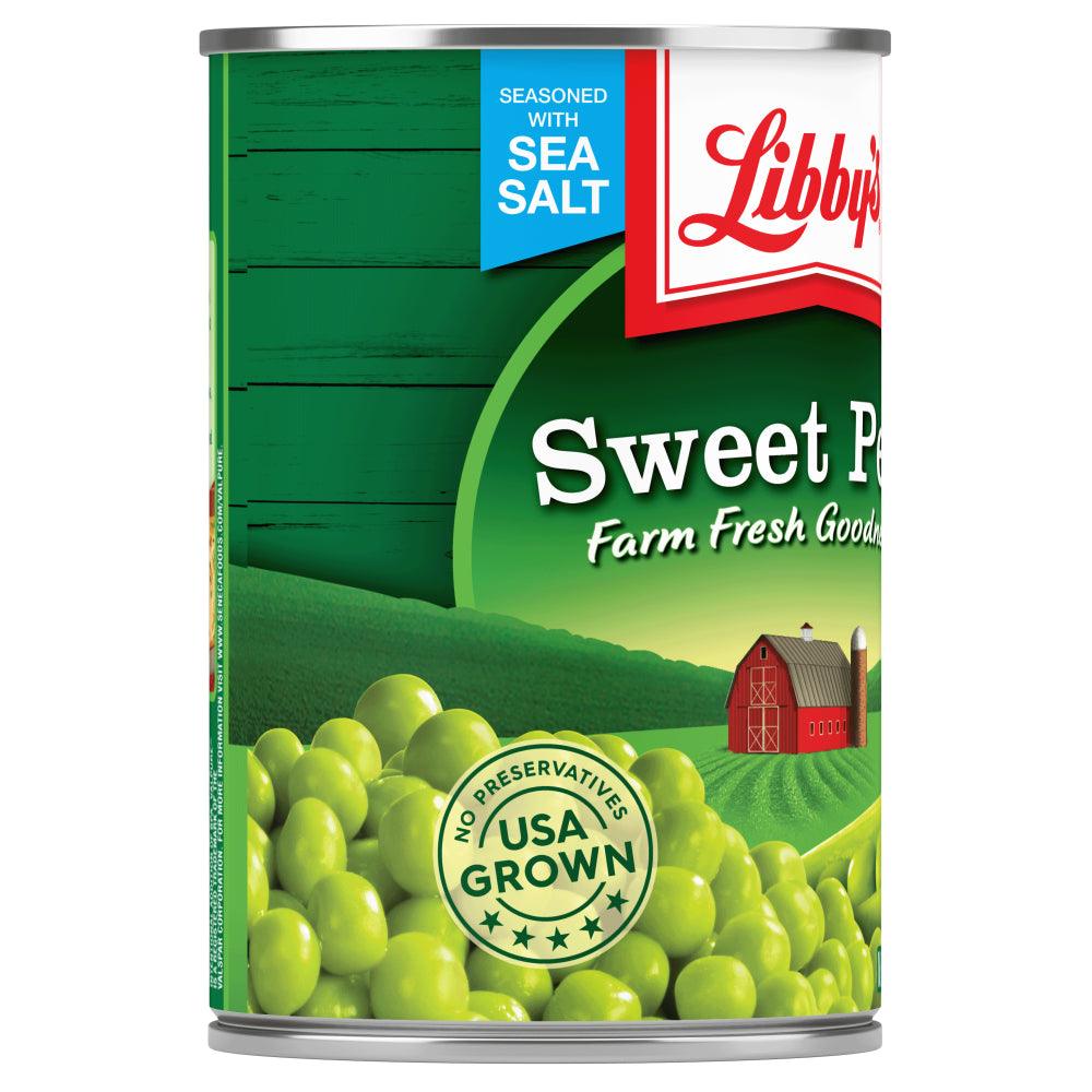 (6 Cans) Libby&#039;S Canned Sweet Peas, 15 Oz