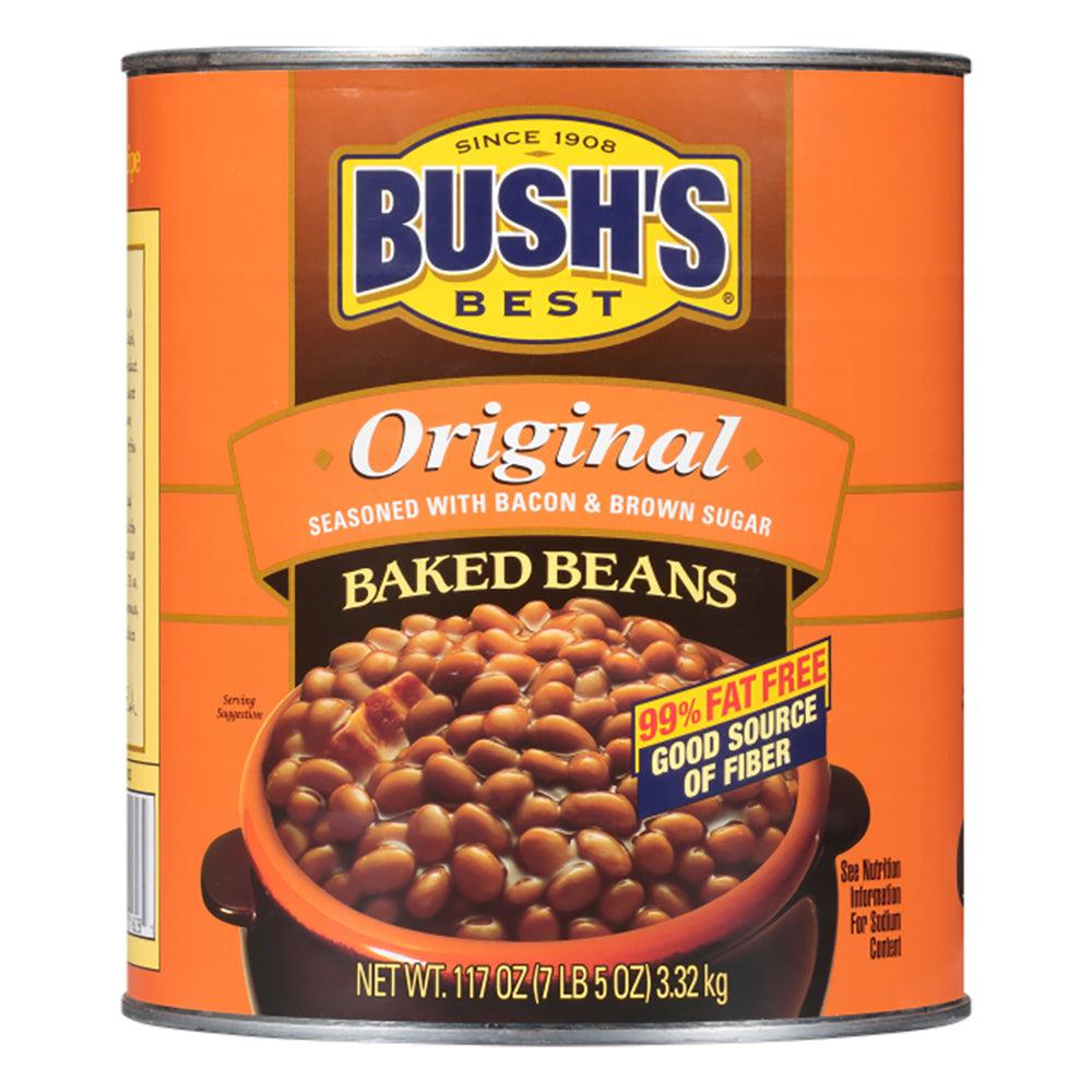 Bush&#039;S Beans Original Baked Beans Seasoned with Bacon and Brown Sugar, 117 Oz