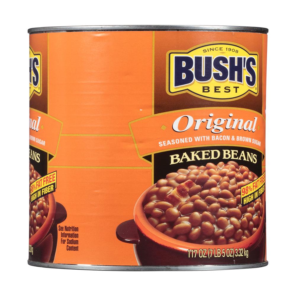 Bush&#039;S Beans Original Baked Beans Seasoned with Bacon and Brown Sugar, 117 Oz