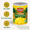 Del Monte Pineapple Chunks in 100% Juice, Canned Fruit, 20 Oz Can