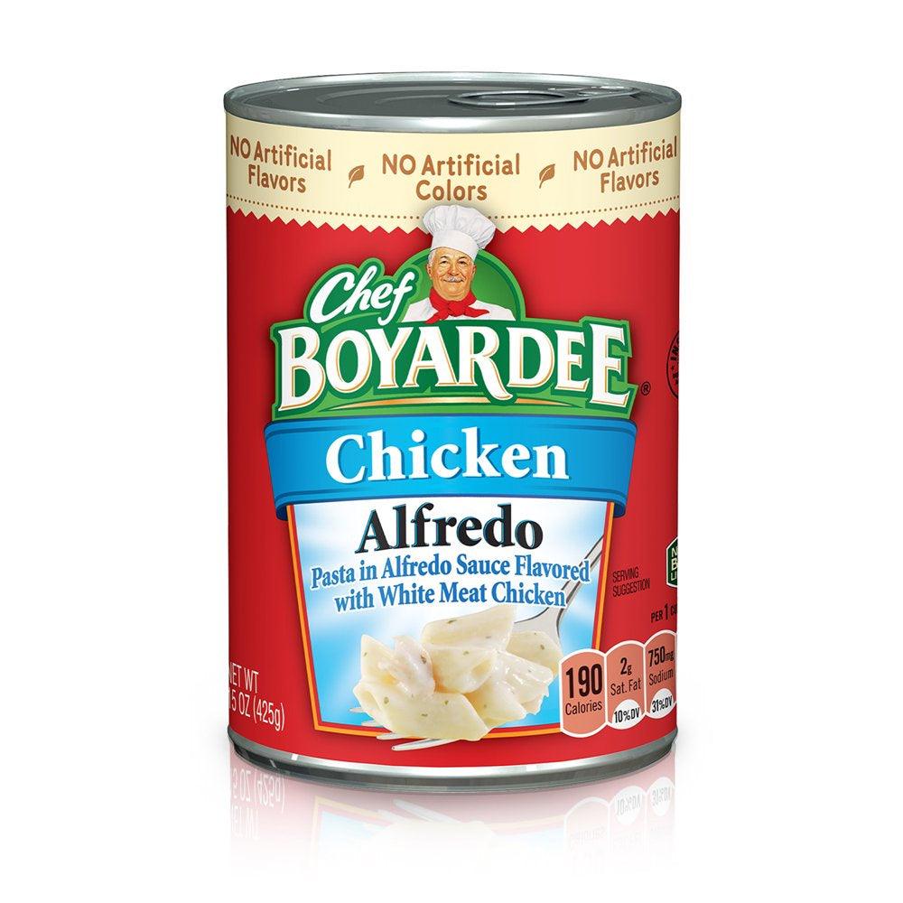 Chef Boyardee Chicken Alfredo Pasta, Microwave Pasta, 15 Oz