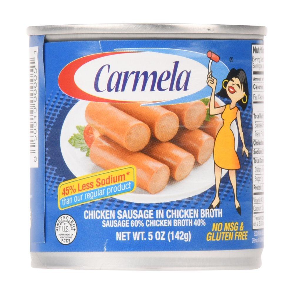 Carmela Chicken Sausage in Chicken Broth, 5 Oz Can