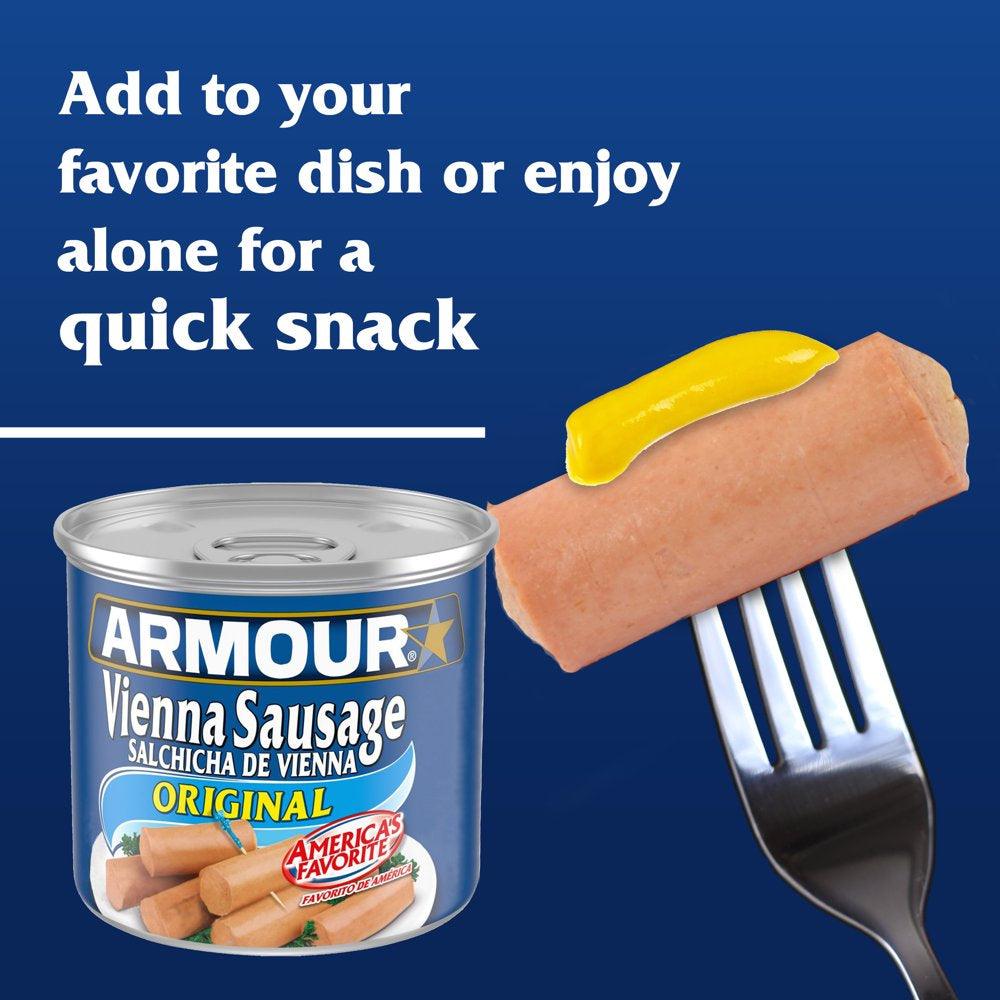 Armour Vienna Sausage, Original, 4.6 Oz Can