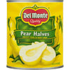 Del Monte Pear Halves, Heavy Syrup, Canned Fruit, 29 Oz Can