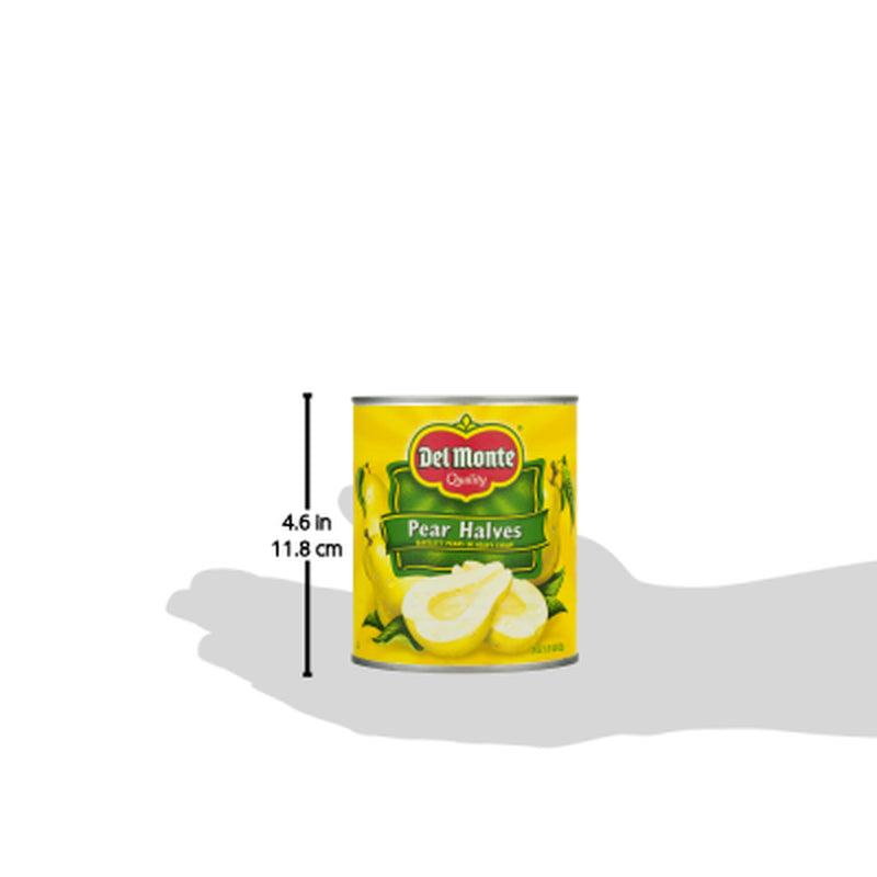 Del Monte Pear Halves, Heavy Syrup, Canned Fruit, 29 Oz Can