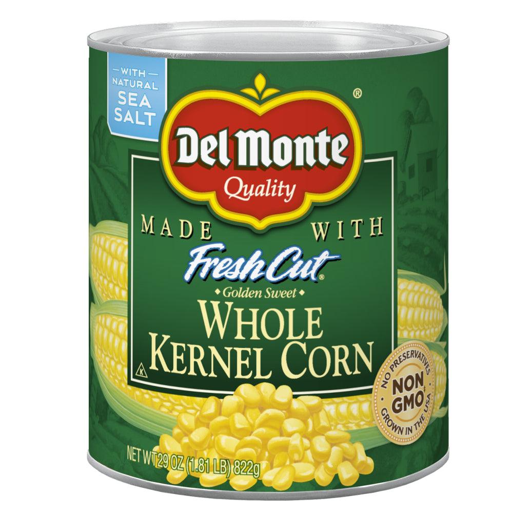 Del Monte Golden Sweet Whole Kernel Corn, 29 Oz Can