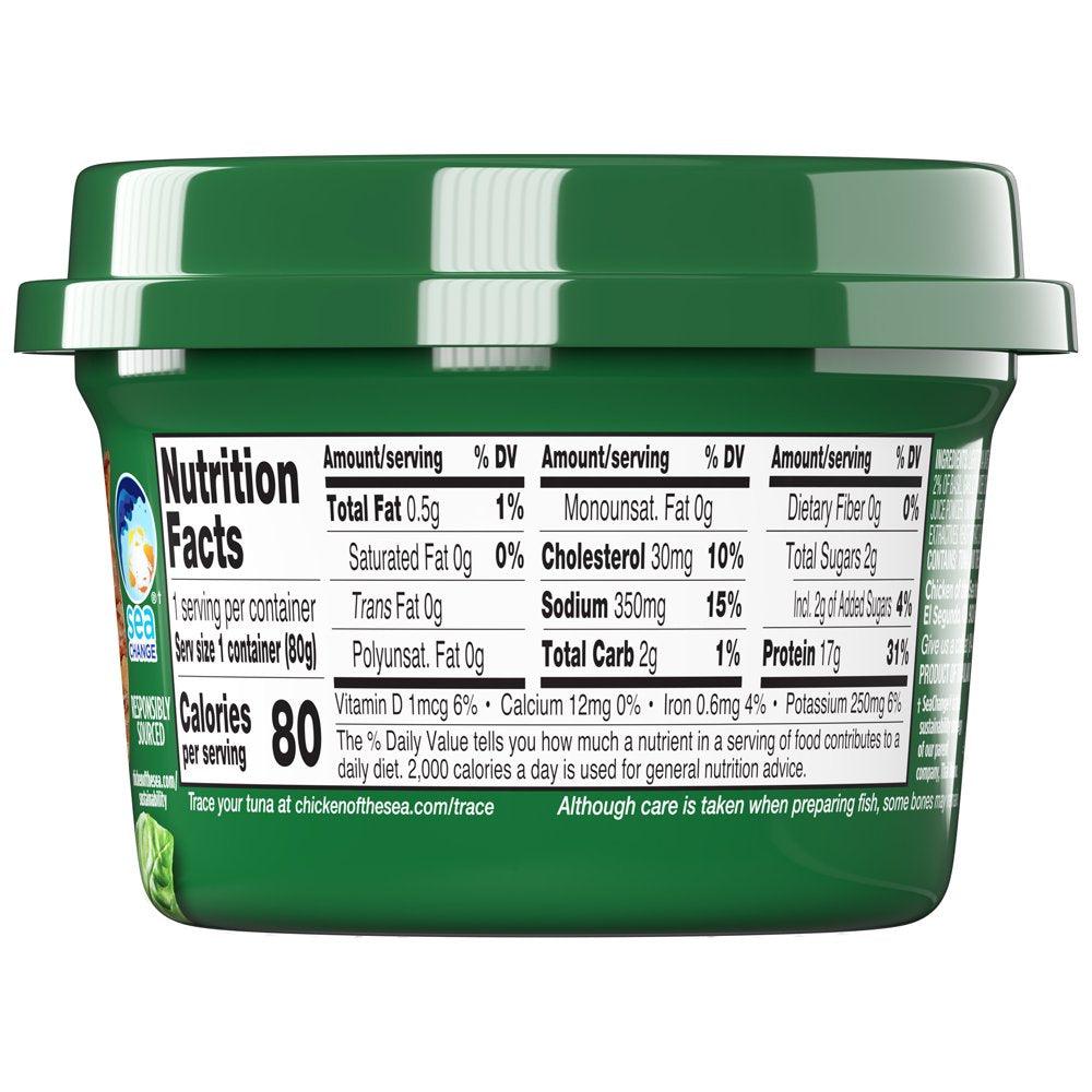 Chicken of the Sea Infusions Basil Tuna, 2.8 Oz Cup