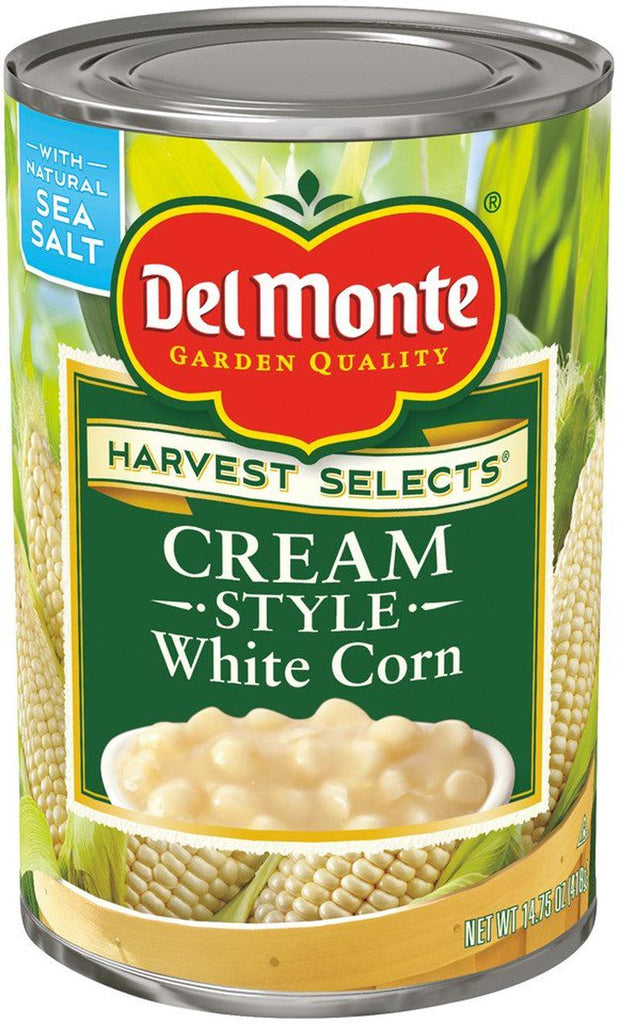 Del Monte White Corn Cream Style, 14.75 Oz, Case of 12