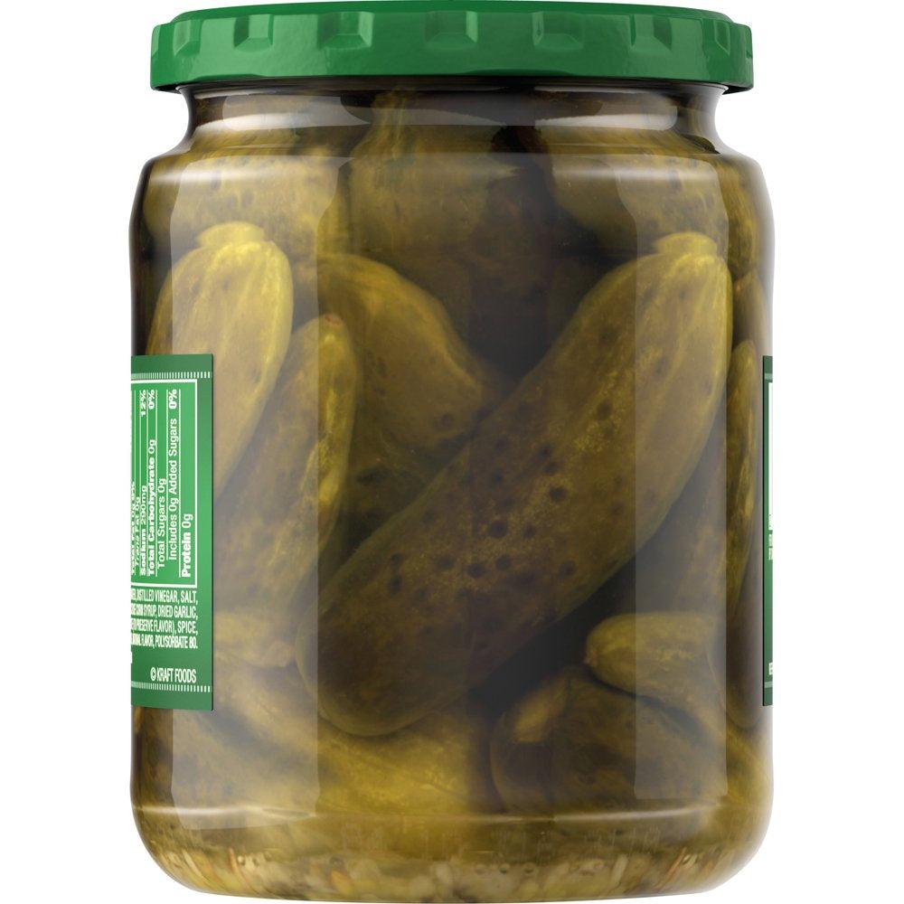 Claussen Kosher Dill Mini Pickles, 20 Fl. Oz. Jar