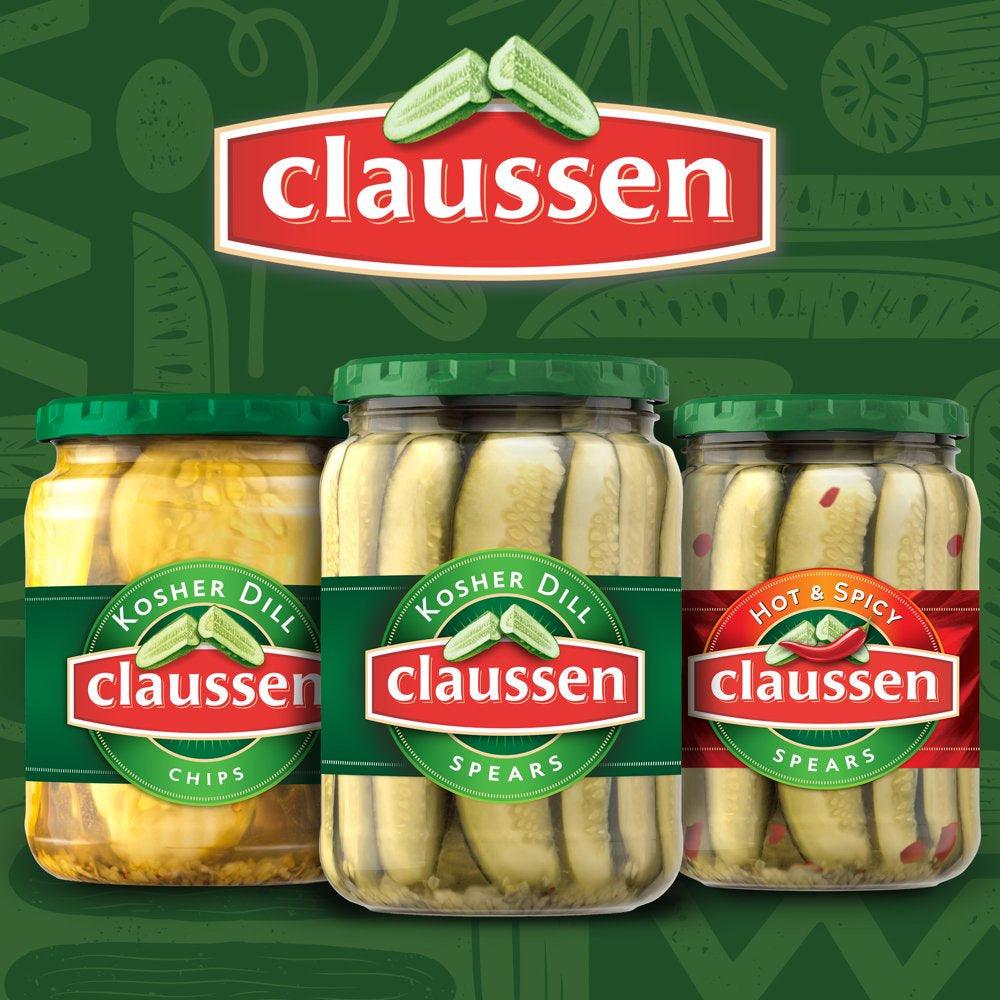 Claussen Kosher Dill Pickle Spears, 24 Fl. Oz. Jar