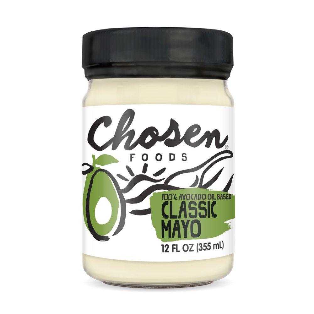 100% Pure Avocado Oil-Based Classic Mayonnaise, 12Floz