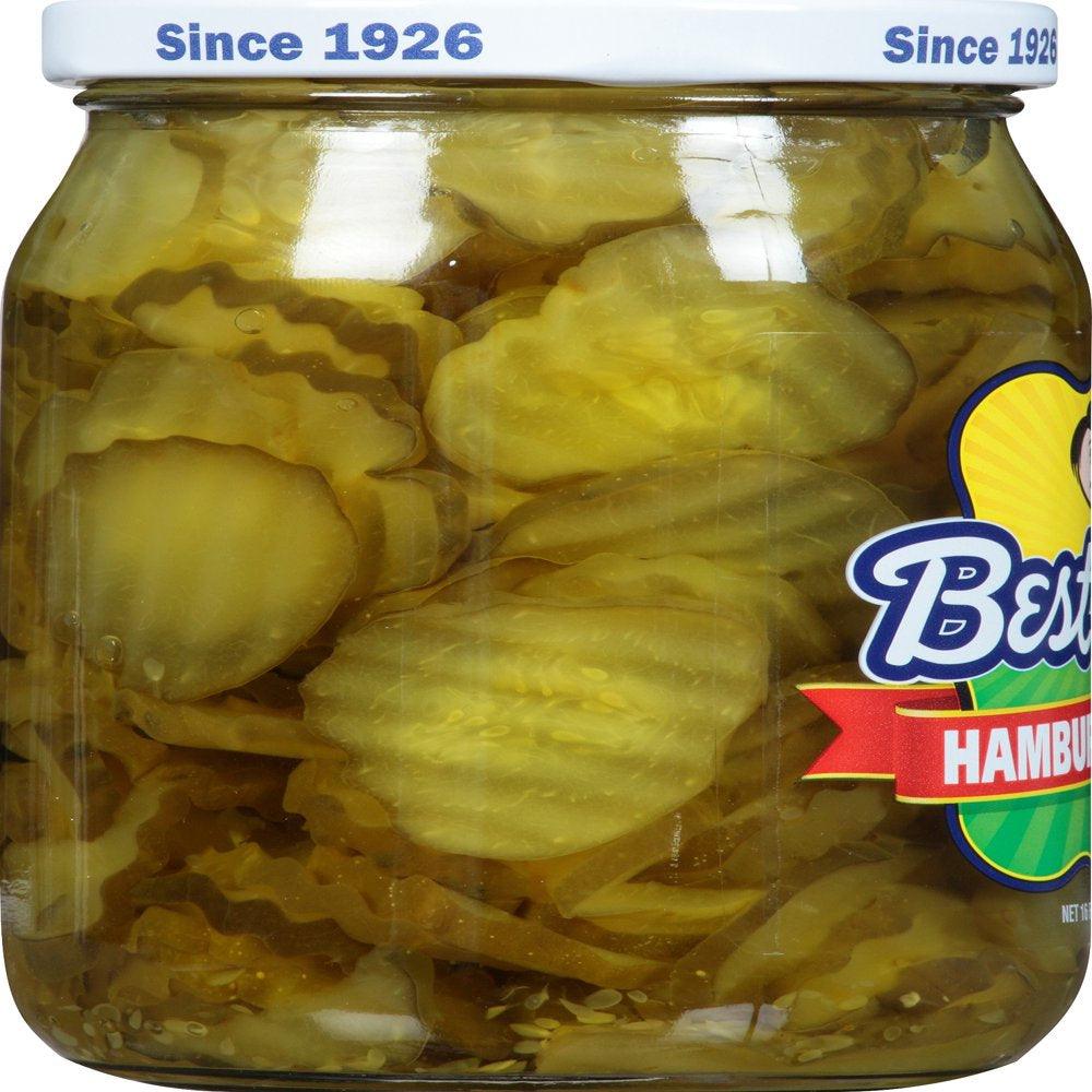 Best Maid® Hamburger Slices Pickles 16 Fl. Oz. Jar