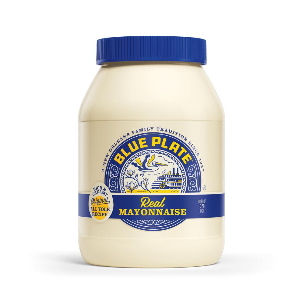 Blue Plate Real Mayonnaise, 48 Fl Oz Plastic Jar