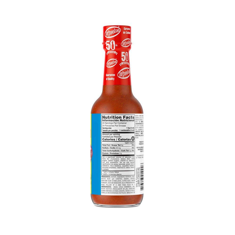 El Yucateco Salsa Picante De Chile Habanero Red Hot Sauce, 4 Fl Oz