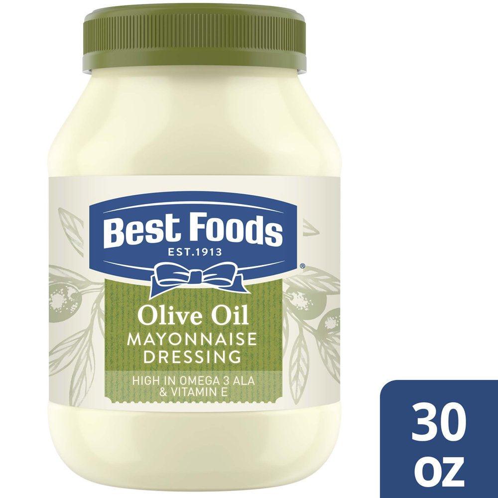 Best Foods Mayonnaise Dressing with Olive Oil Sandwich Spread 30 Oz